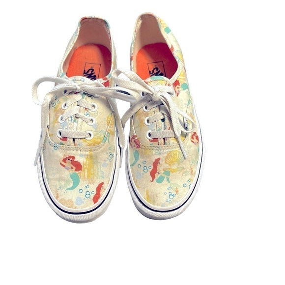 Authentic Disney Little Mermaid Vans Size 6.5 with original box - Picture 3 of 6